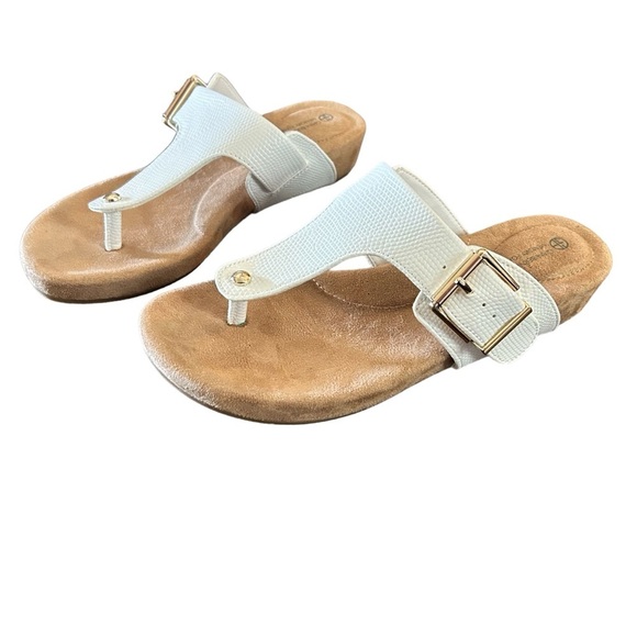 Giani Bernini Womens Rivver Sandals Buckle Thong Sandals Size 5 - Picture 6 of 11